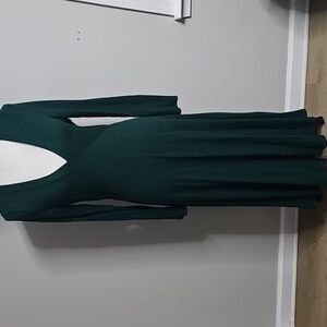 a new day Deep Green Long Sleeve Dress